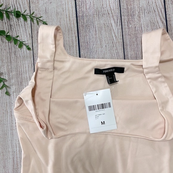 🌸 Clearance! 🌸 Forever 21 Blush Body-con Mini Dress Size M - Picture 9 of 10